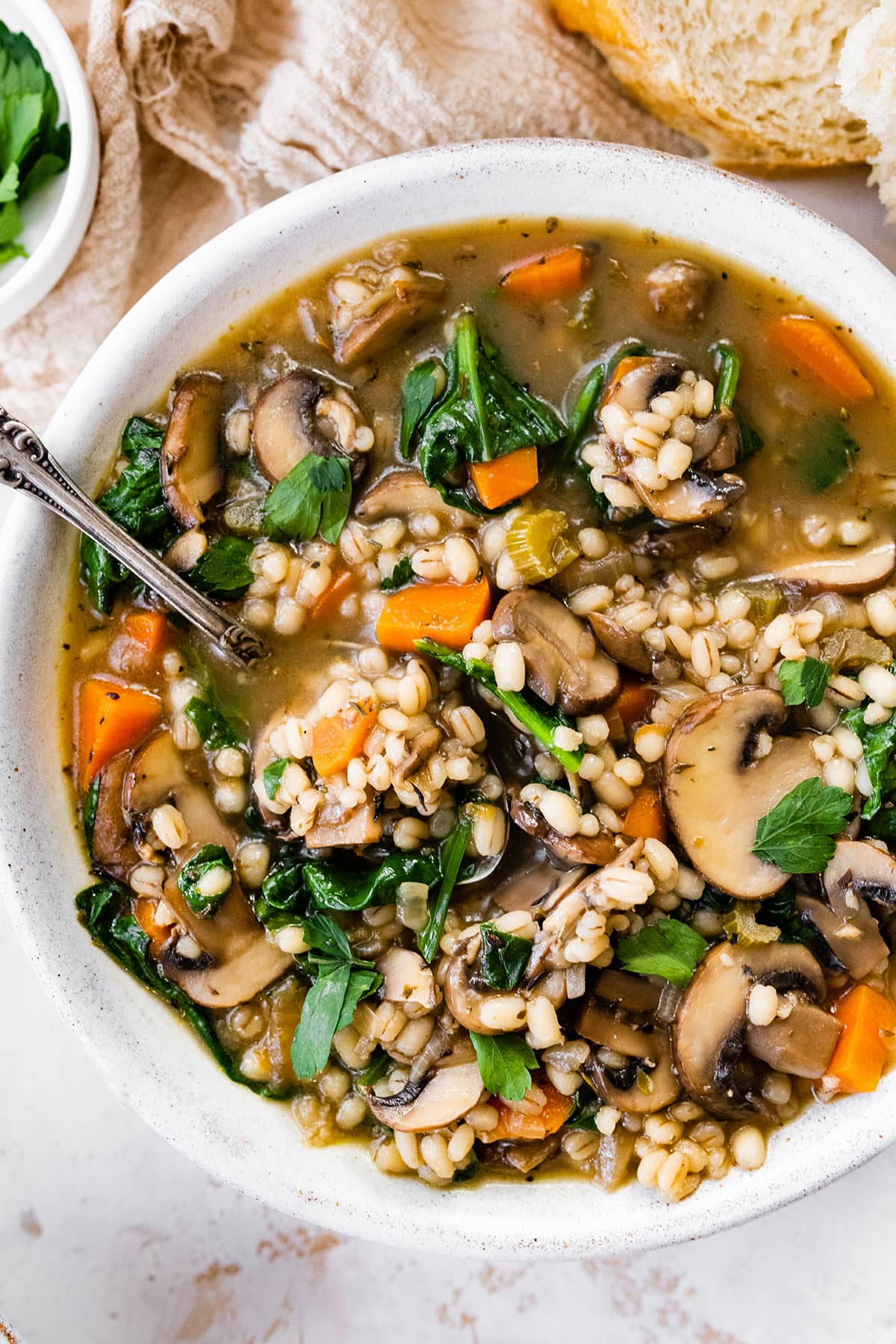 Mushroom Barley Soup – Eating Bird Food