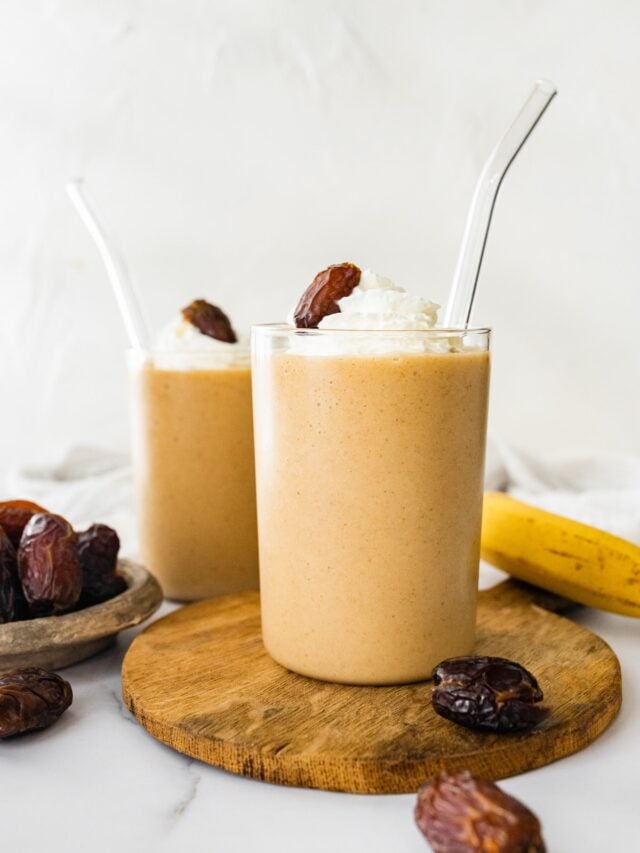 4-Ingredient Healthy Date Shake – Eating Bird Food