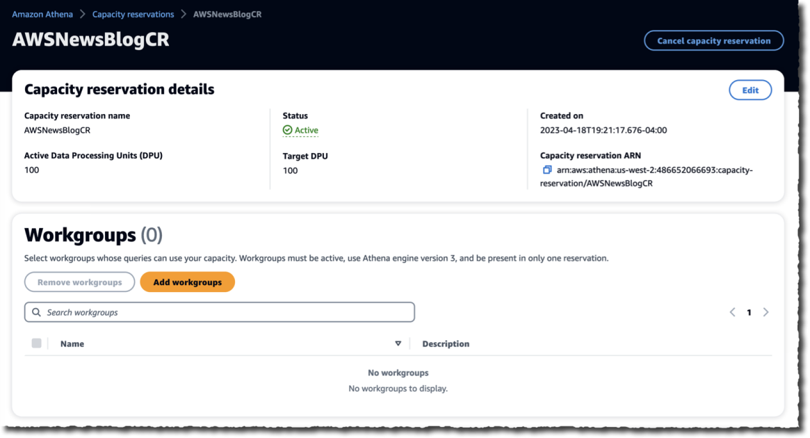 Introducing Athena Provisioned Capability | AWS Information Weblog