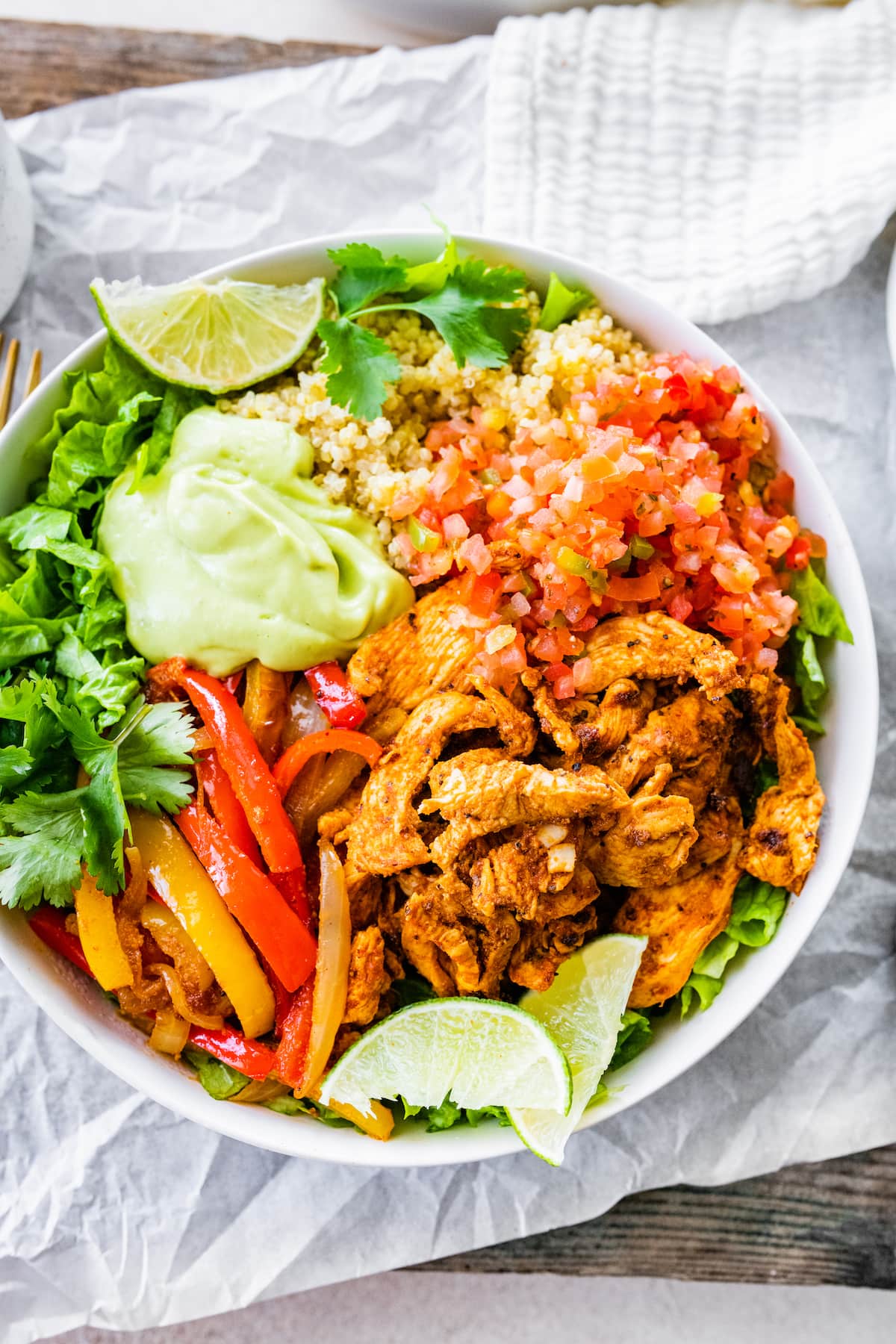 Chicken Fajita Bowls – Eating Bird Food