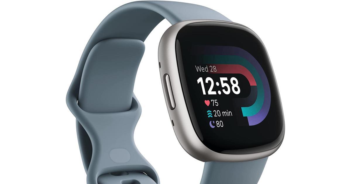 The Fitbit Versa 4 smartwatch is down to just $160