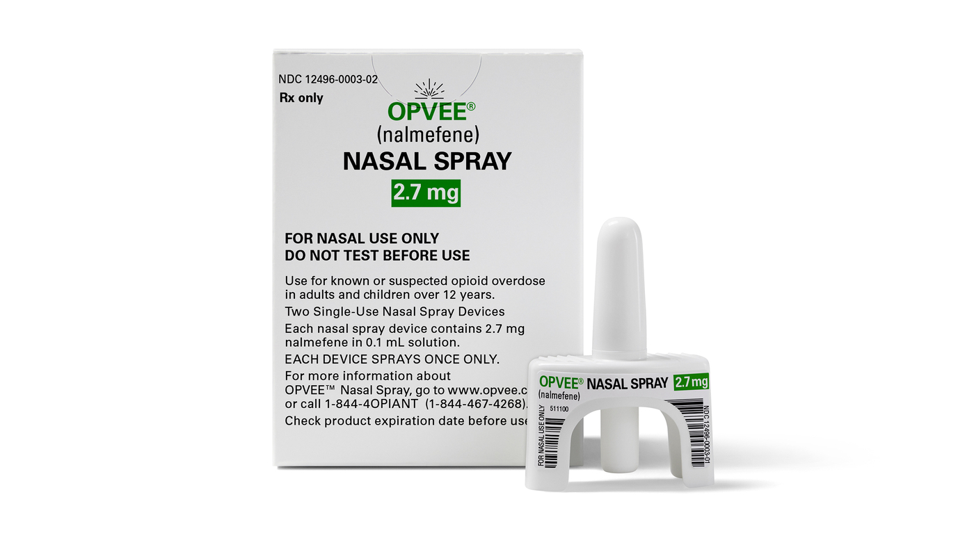 The Fda approves Opvee, a new nasal spray to reverse opioid overdoses : NPR