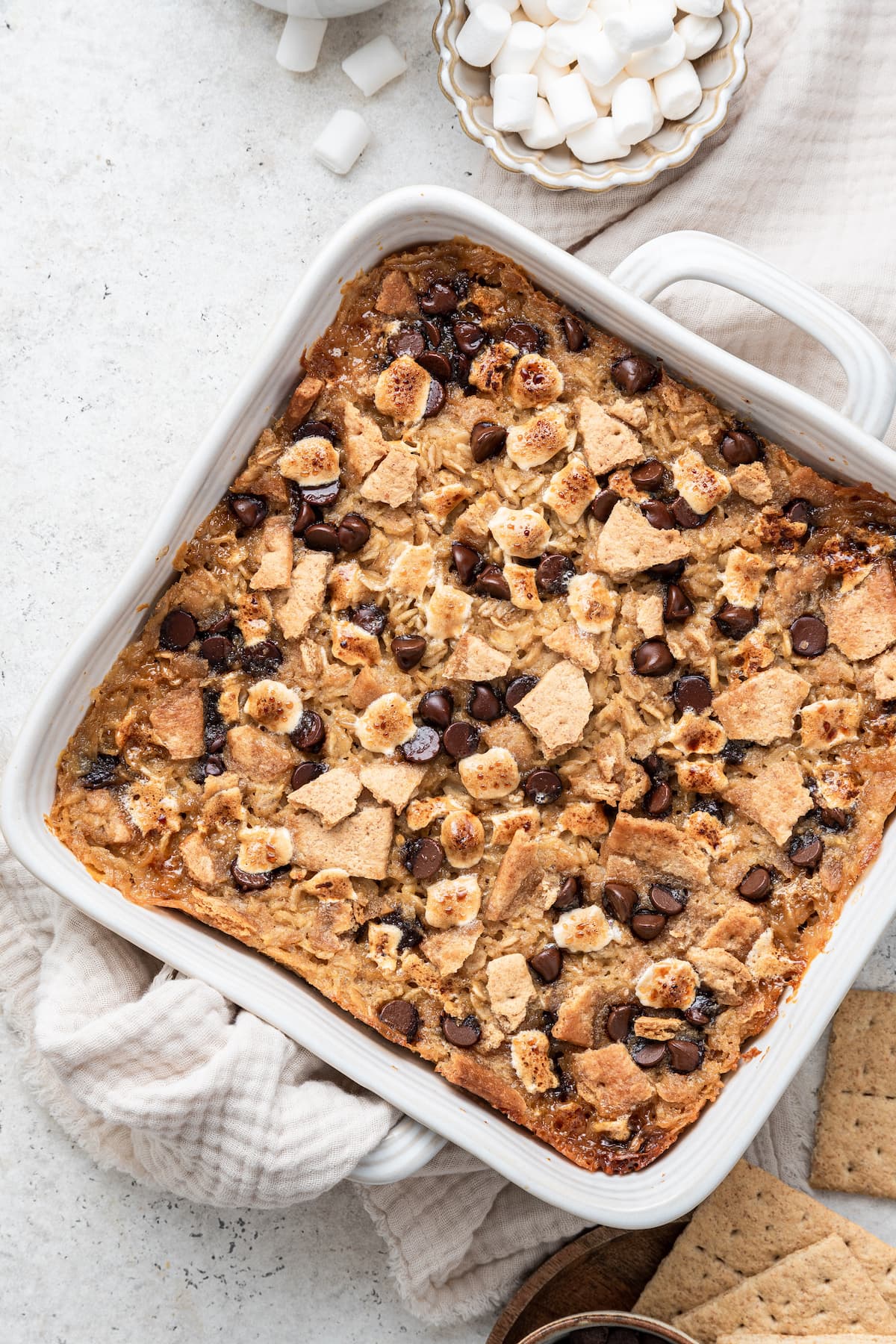 S’mores Baked Oatmeal – Eating Bird Food