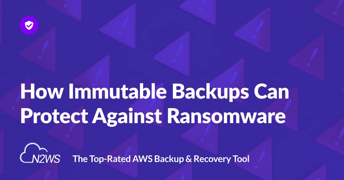 Two Ways to Ransomware-Proof your AWS using Immutability -N2WS