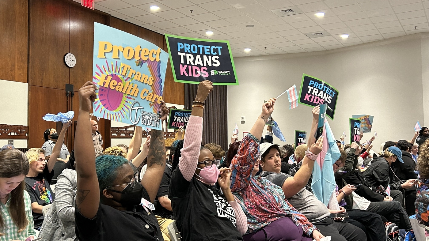 Florida trans care ban blocked temporarily causing some confusion : NPR