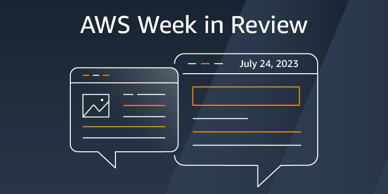 AWS Week in Review – Redshift+Forecast, CodeCatalyst+GitHub, Lex Analytics, Llama 2, and Much More – July 24, 2023