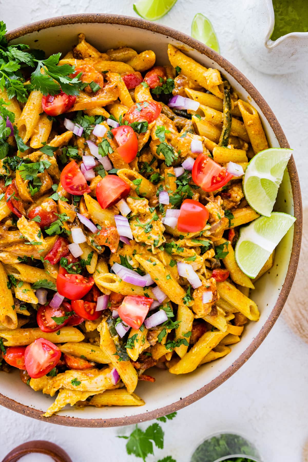 Chicken Fajita Pasta Salad – Eating Bird Food