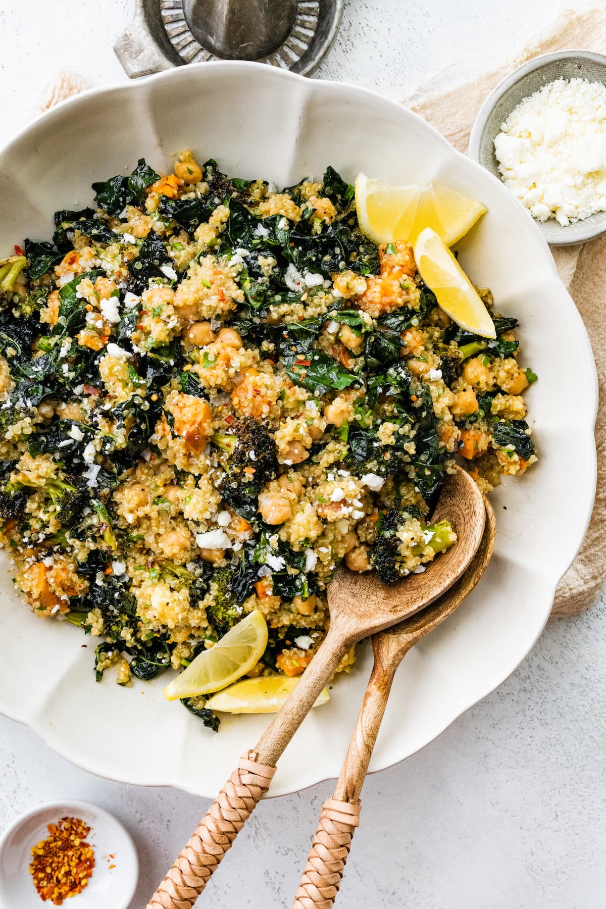 Roasted Broccoli Quinoa Salad Gluten-Free