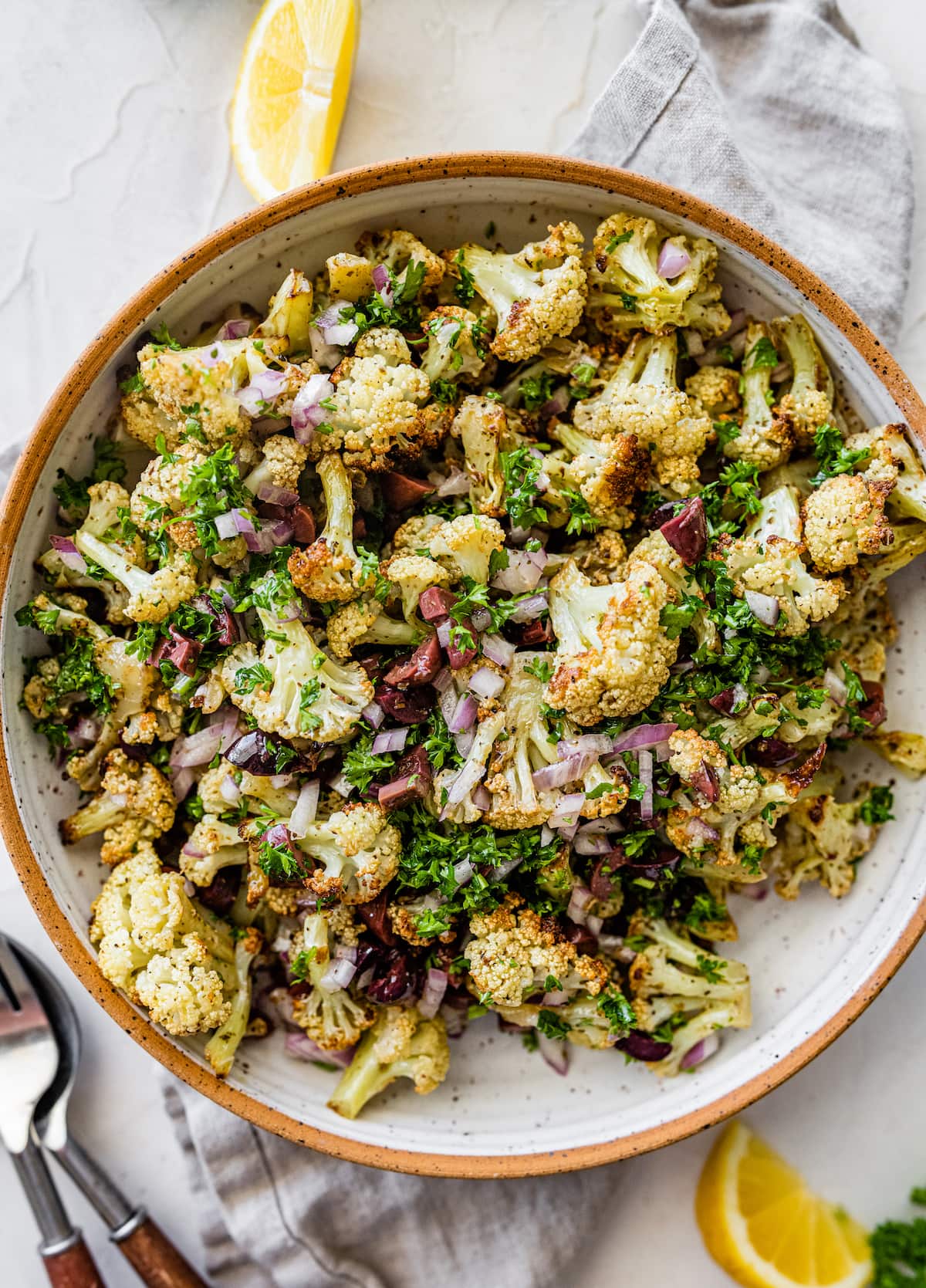 Roasted Cauliflower Salad – Eating Bird Food