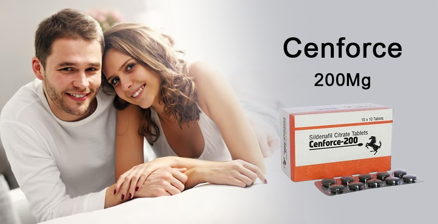 Buy Cenforce 200 Black (Sildenafil 200mg) | Black Viagra Cenforce 200mg