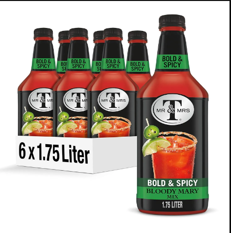 Elevate Your Cocktail Game with Mr. & Mrs. T Bold & Spicy Bloody Mary Mix!