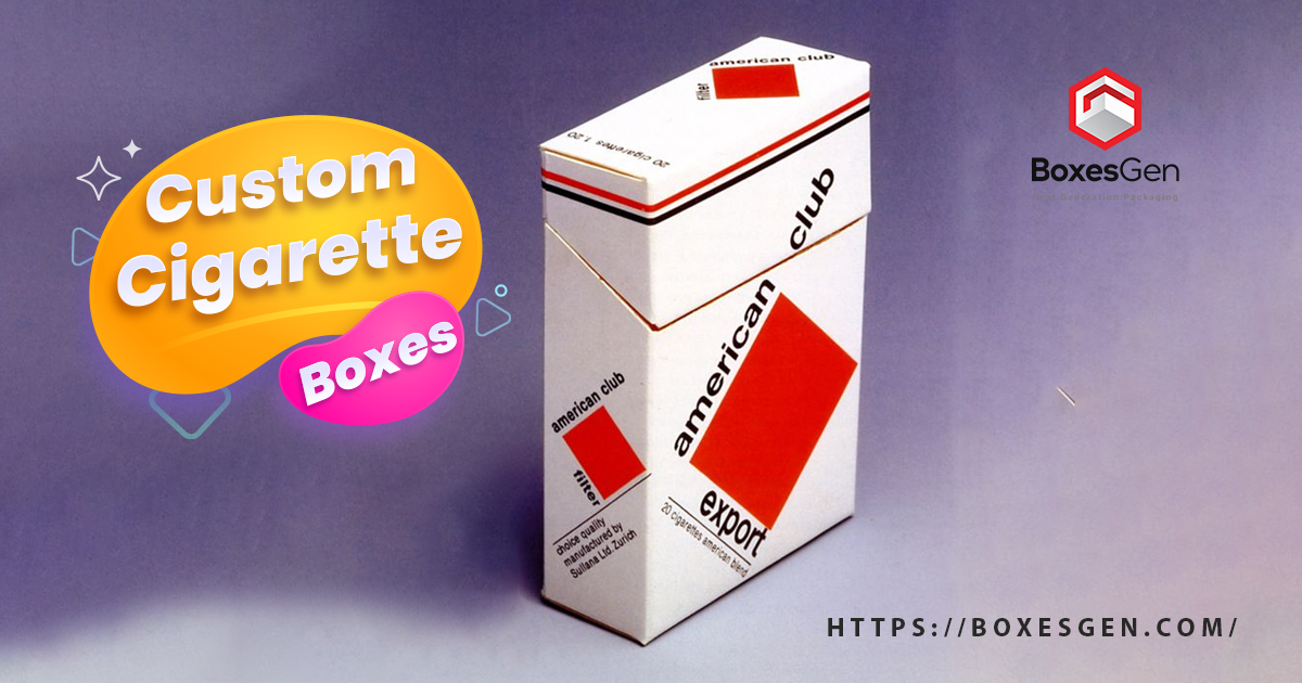 Enhance Your Brand with Custom Cigarette Packaging Boxes