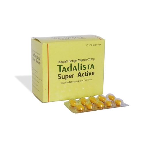 Tadalista Super Active For Common ED Problem