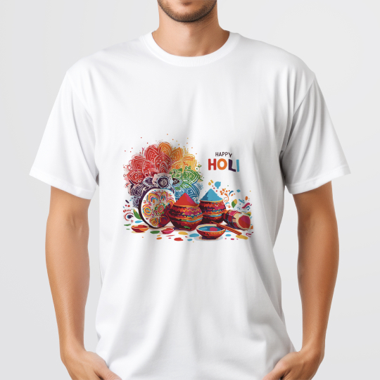 Happy Holi Tshirt: Celebrating the Festival of Colors with Style