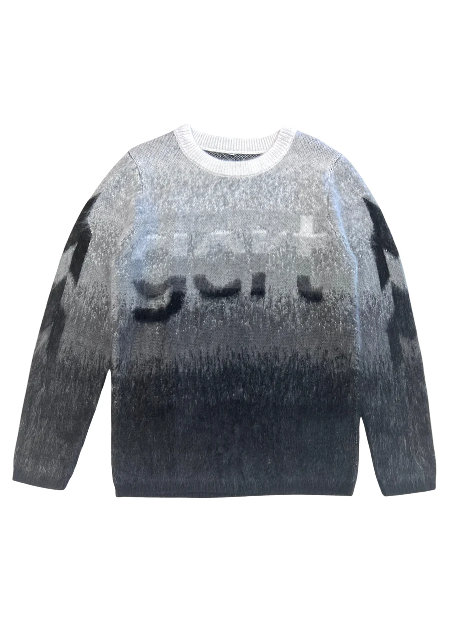 Ombre Crewneck Sweater: Chic and Cozy Style Statemen